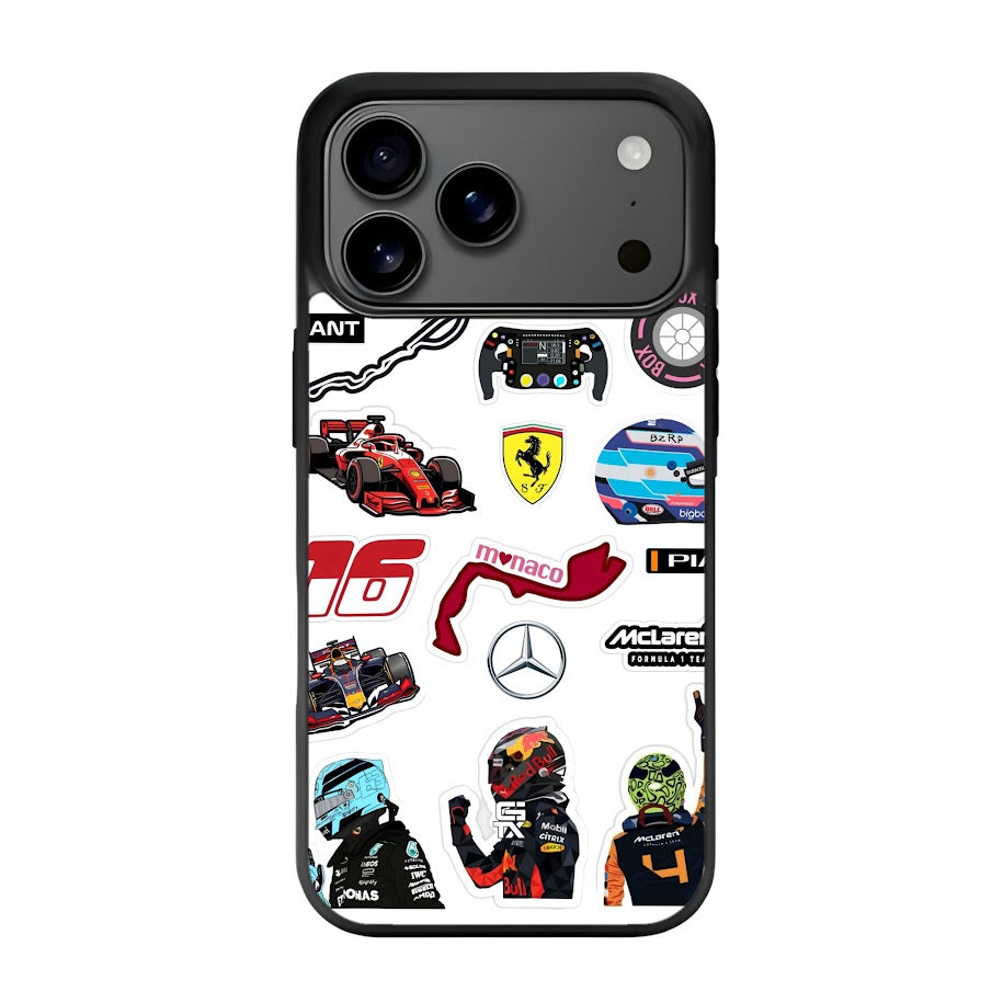 Funda "F1 Sticker Bomb" - Edición Grand Prix