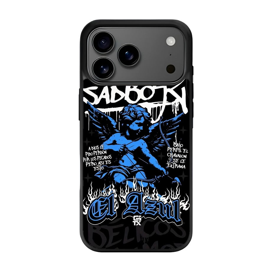 Funda "Blue Chains" - Edición Junior H & Sad Boyz