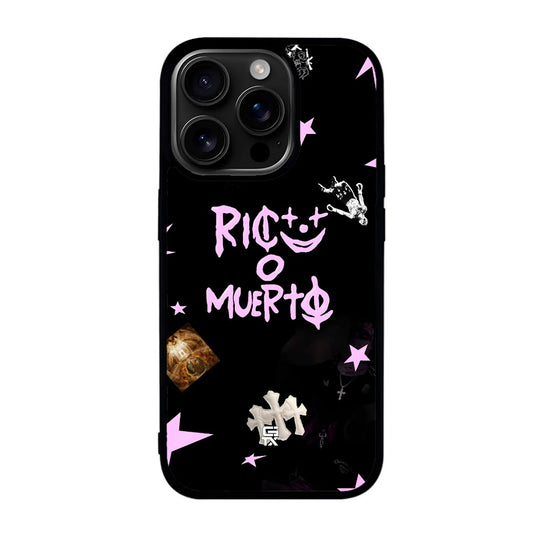 Funda "Rico o Muerto" - Pink Star Edition