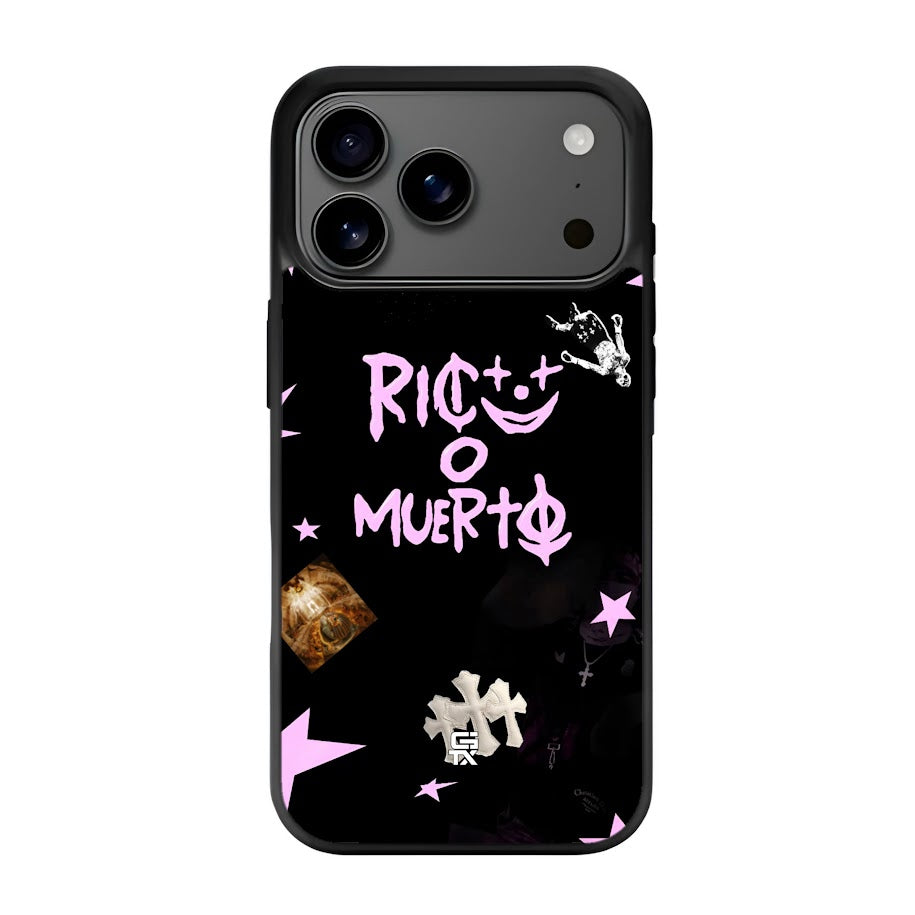 Funda "Rico o Muerto" - Pink Star Edition
