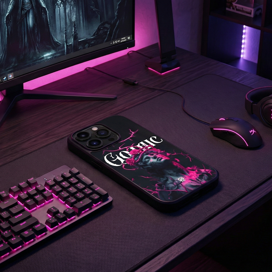 Funda "Gothic Statue" - Edición Pink Thorns